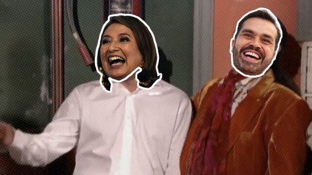 Xóchitl Gálvez y Jorge Álvarez Máynez