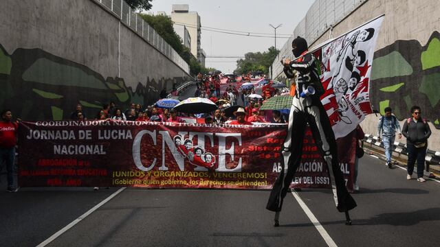 CNTE regresa con marcha a CDMX