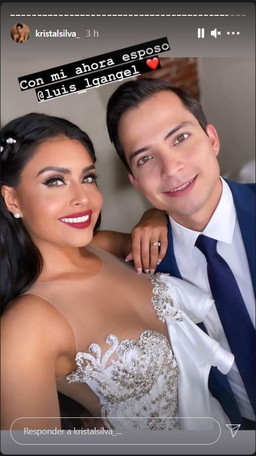 Kristal Silva y su esposo Luis Ángel Garza