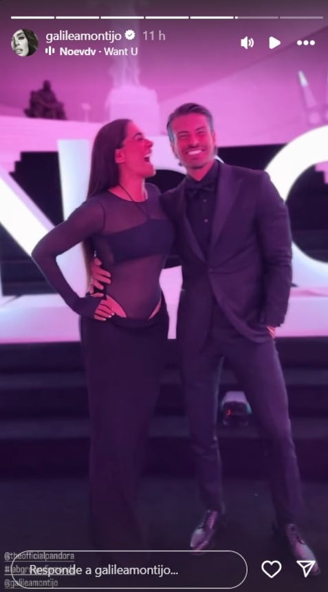 Galilea Montijo e Isaac Moreno
