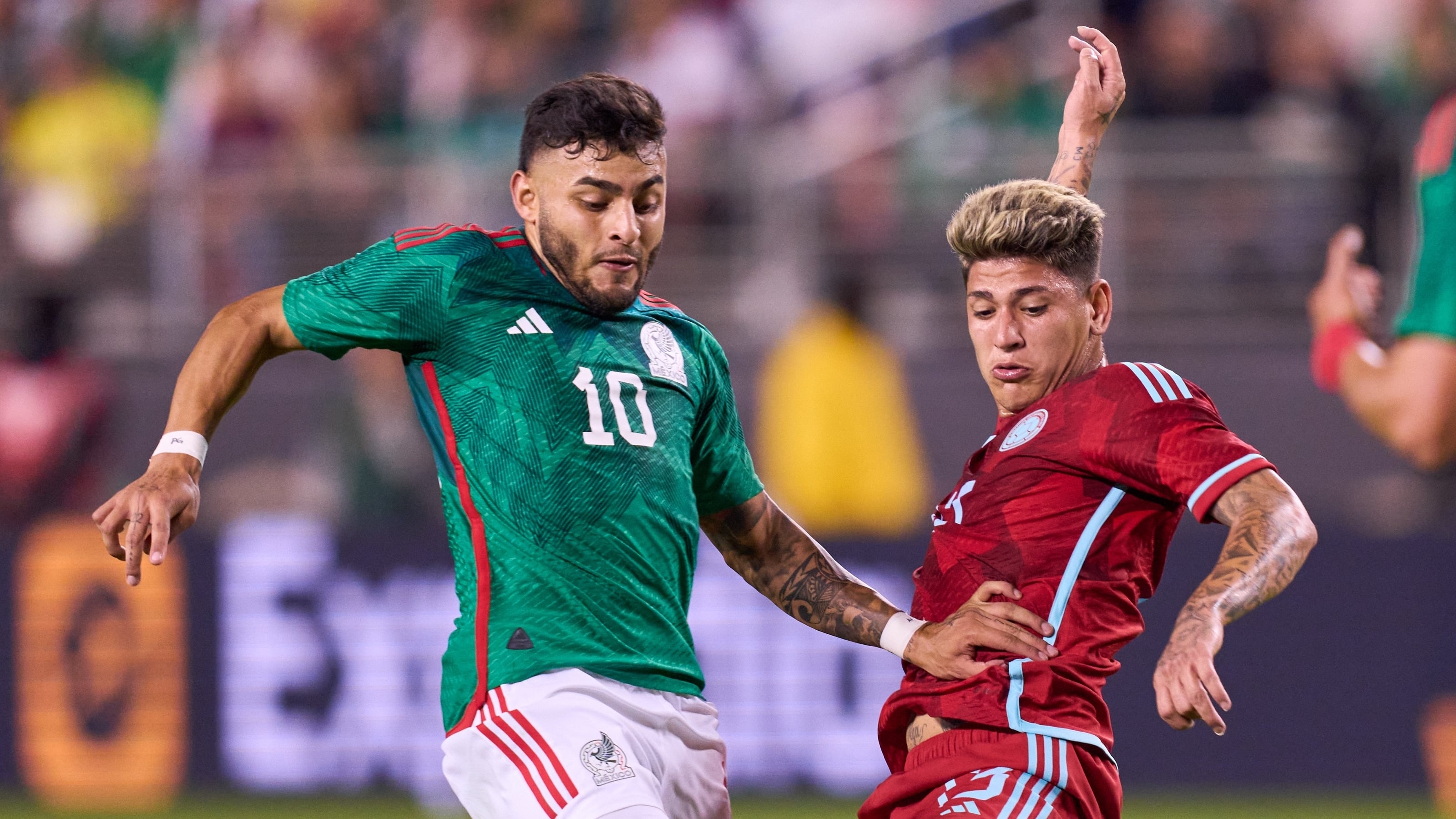 Alexis Vega con el Tri