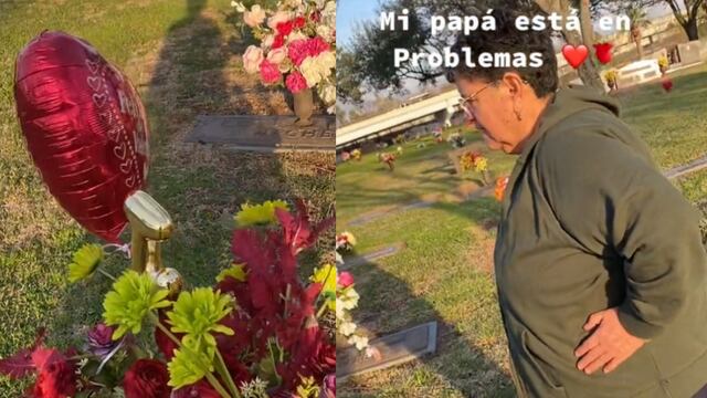 Visita la tumba de su esposo y encuentra regalo de una "atrevida"