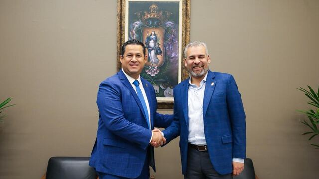 Diego Sinhue y Alfredo Ramírez Bedolla