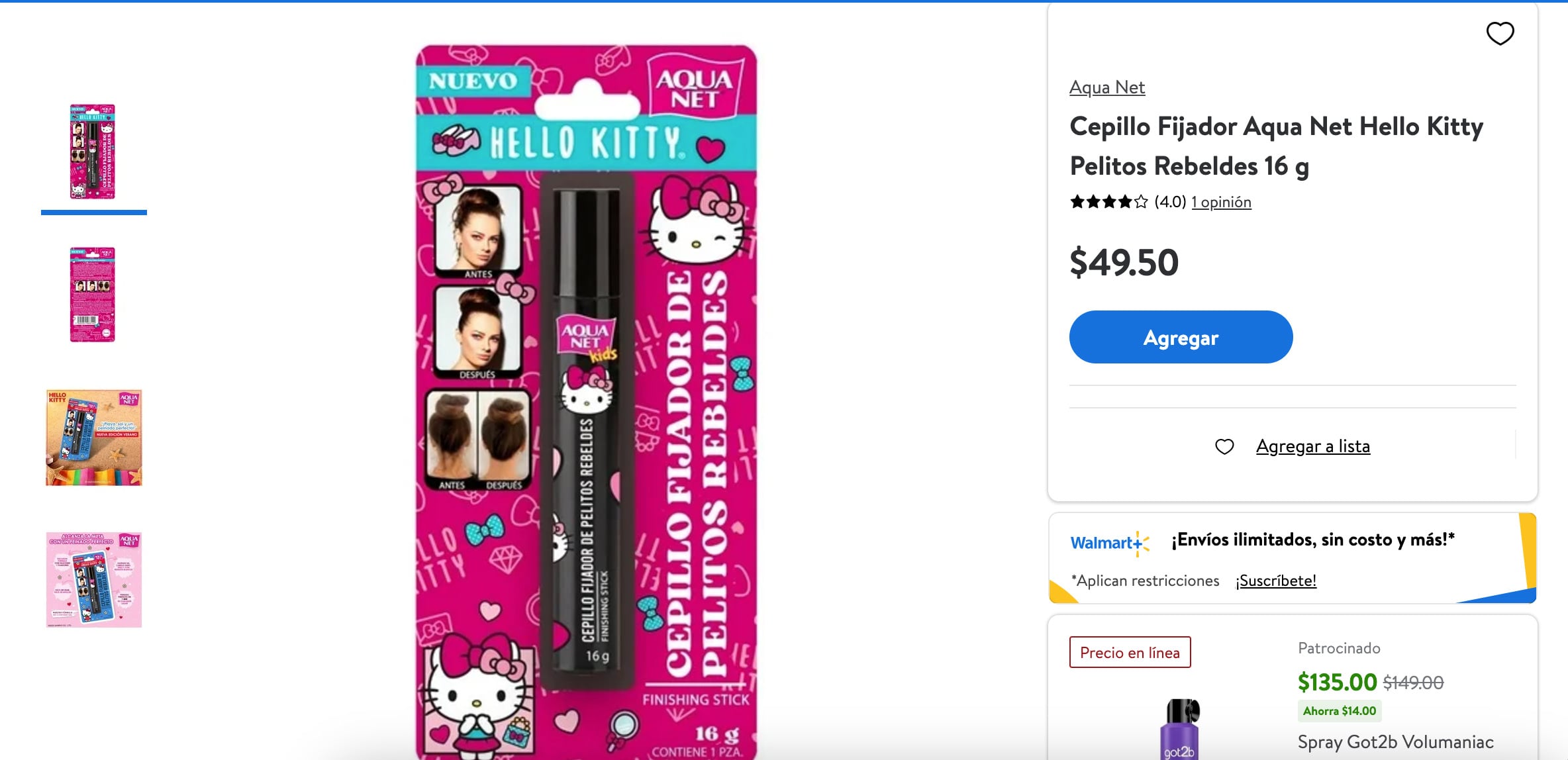 Gel de Hello Kitty