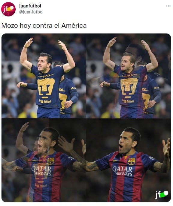 Meme del América vs Pumas