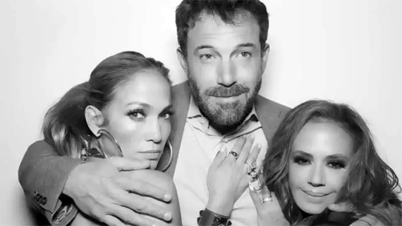 Jennifer Lopez, Ben Affleck y Leah Remini