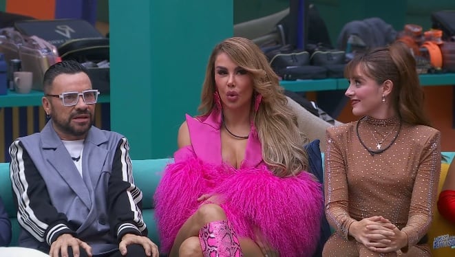 Ninel Conde al enterarse que fue nominada en La Casa de los Famosos México 2025.