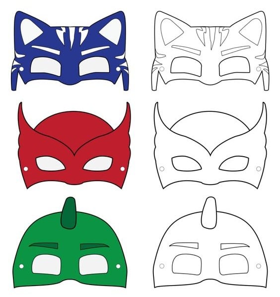 Actividades de PJ Masks para imprimir