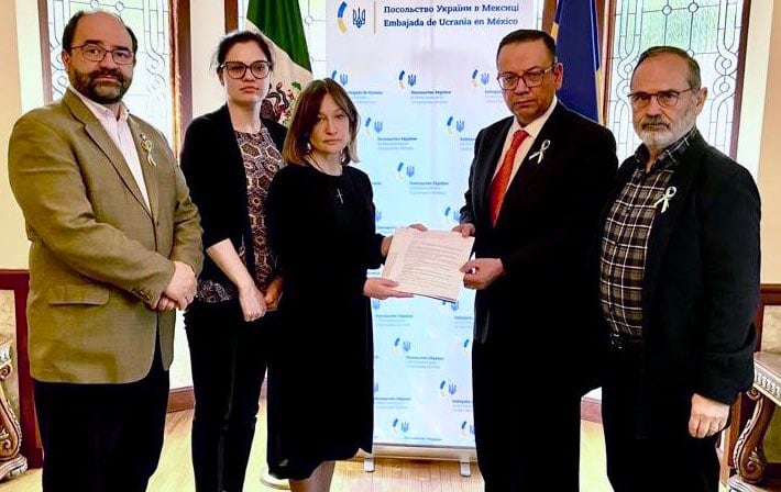 Reunión de legisladores mexicanos con embajadora de Ucrania