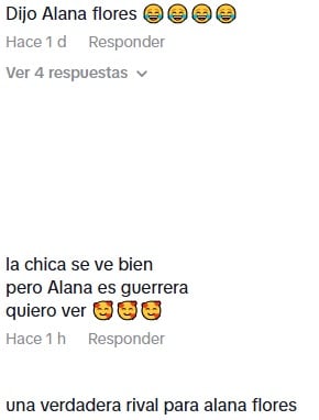 Usuarios de TikTok hablan sobre el reto de Samadhi Zendejas a Alana Flores.