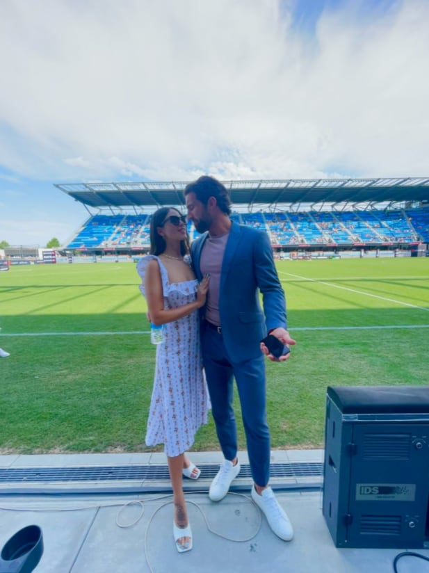 Eiza González y Paul Rabil