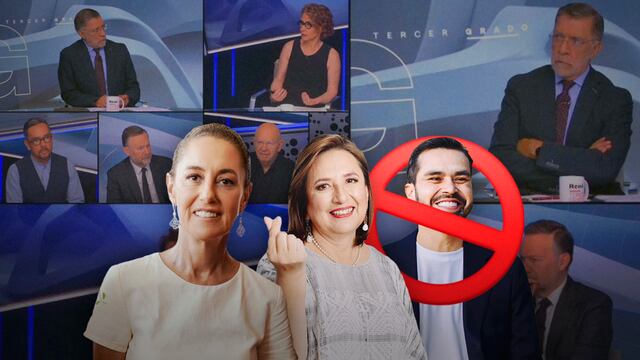 Claudia Sheinbaum y Xóchitl Gálvez estarán en Tercer Grado, pero Jorge Álvarez Máynez fue ignorado