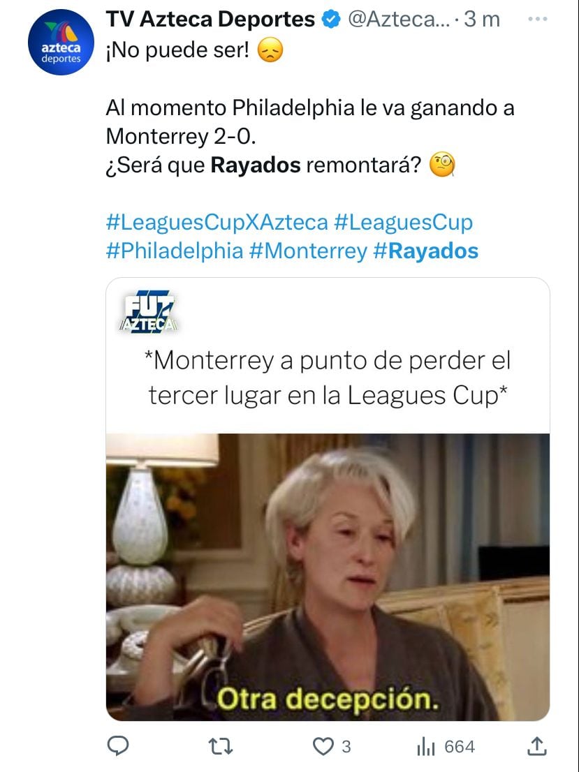Memes Rayados de Monterrey.