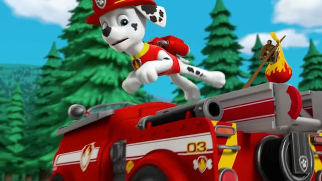 Paw Patrol por el Día del Bombero Voluntario