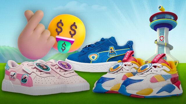 Los tenis Puma x Paw Patrol, ¿se venden en México?