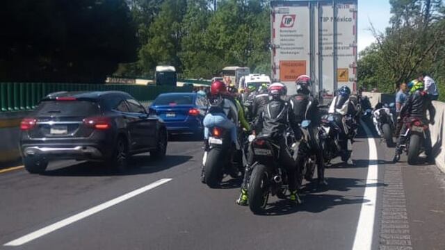 Accidente en la México Cuernavaca