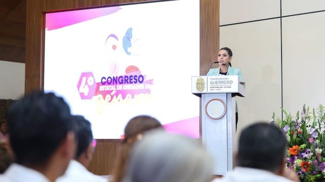 Evelyn Salgado encabeza el 4° Congreso de Unidades de Género en Guerrero.