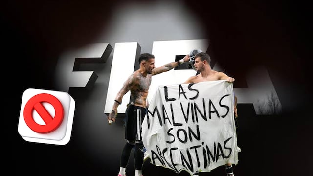 FIFA podría sancionar a Argentina por el cartel “Las Malvinas son argentinas”