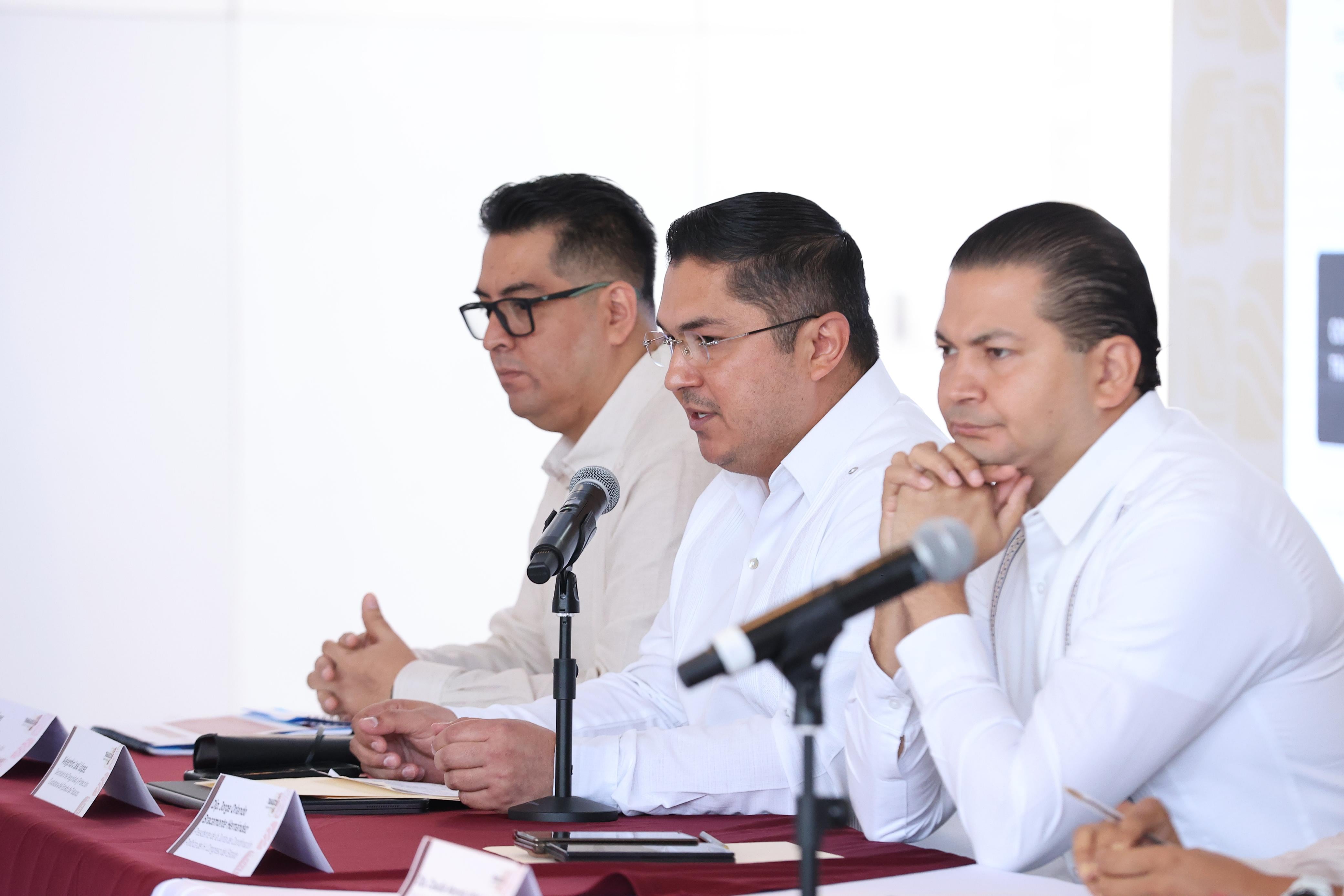 Javier May encabeza sesión de seguridad; proponen penas de hasta 50 años