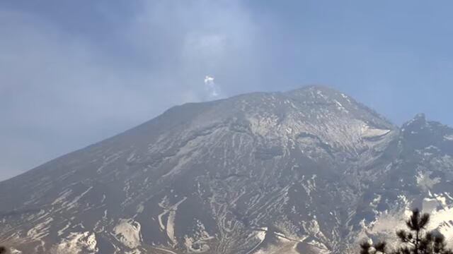 Volcán Popocatépetl el 22 de febrero