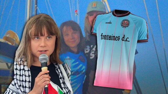 Greta Thunberg usó playera de futbol que habla por un activismo desde otros frentes