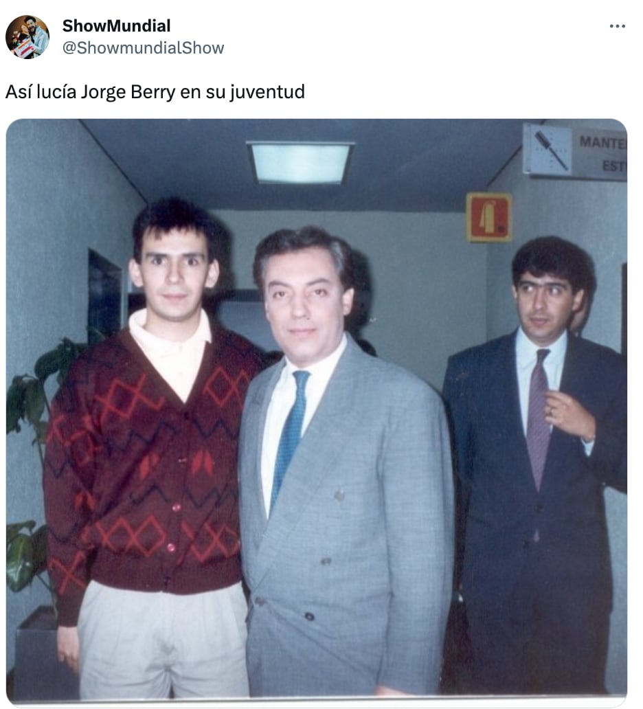 Recuerdan los años mozos de un joven Jorge Berry
