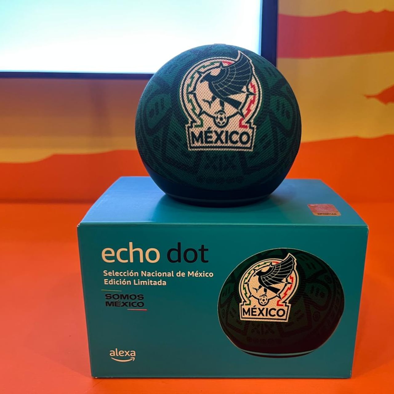 Echo Dot se viste con colores de la Selección Mexicana