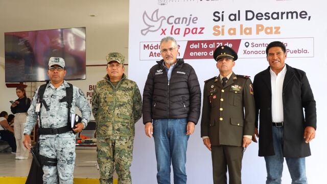Xonacatepec se suma a campa de desarme voluntarios