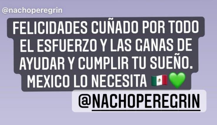 Mensaje de Christian Nodal