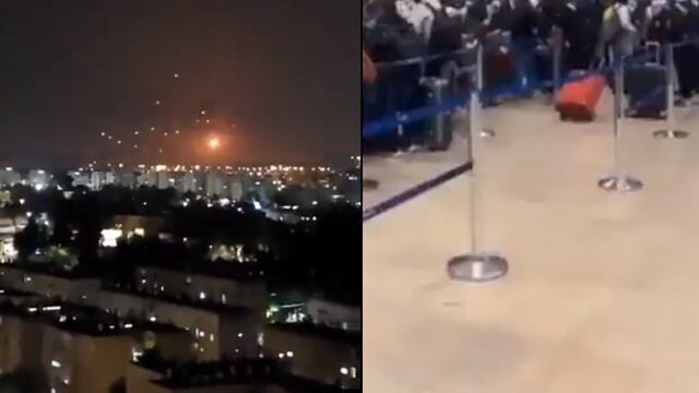 Ataque con cohetes al aeropuerto internacional de Tel Aviv en Israel