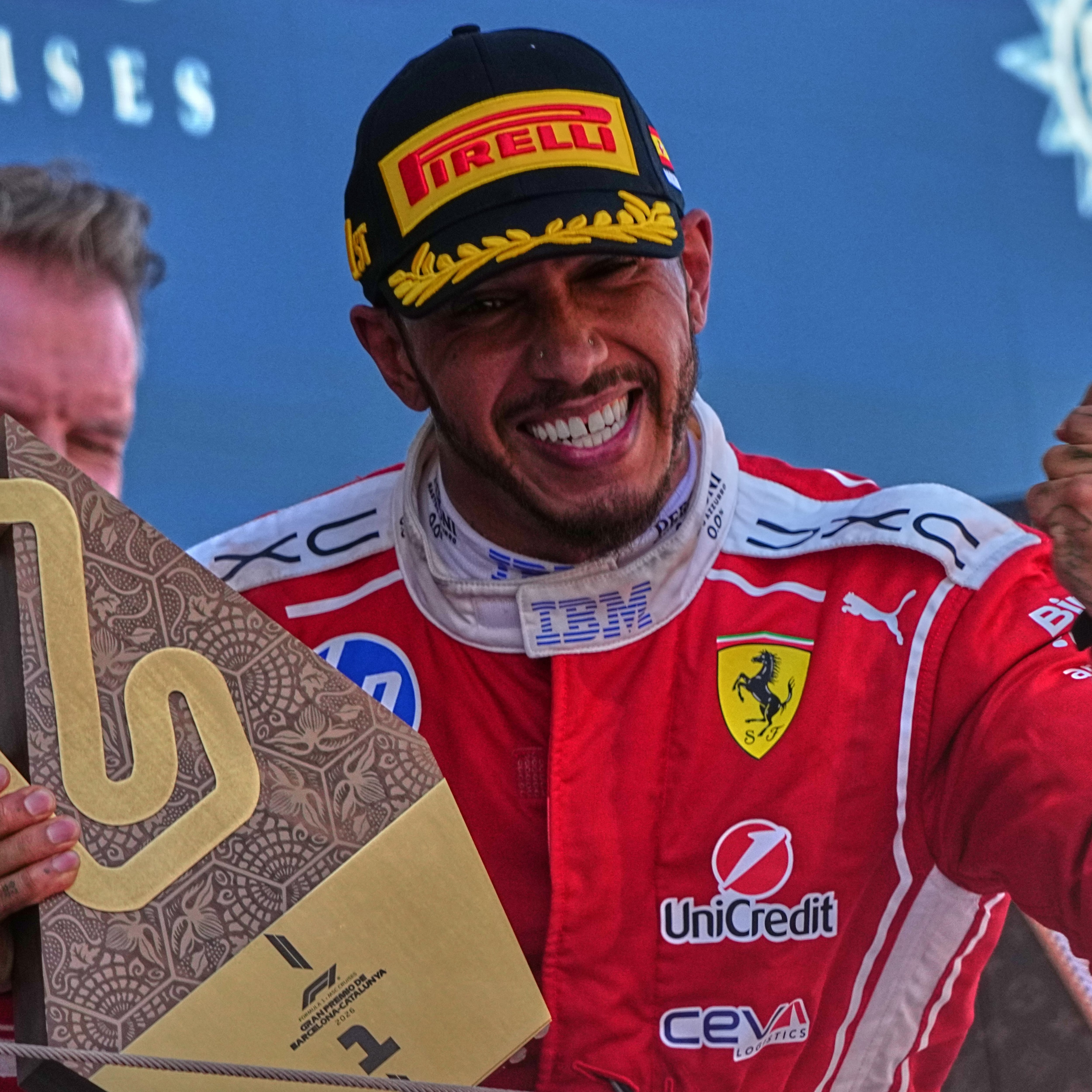 Lewis Hamilton logra primera victoria con Ferrari en GP de Barcelona