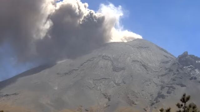 Volcán Popocatépetl el 8 de marzo