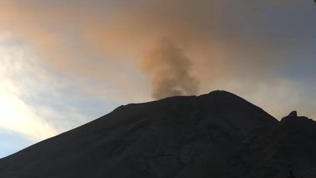 Volcán Popocatépetl el 31 de diciembre