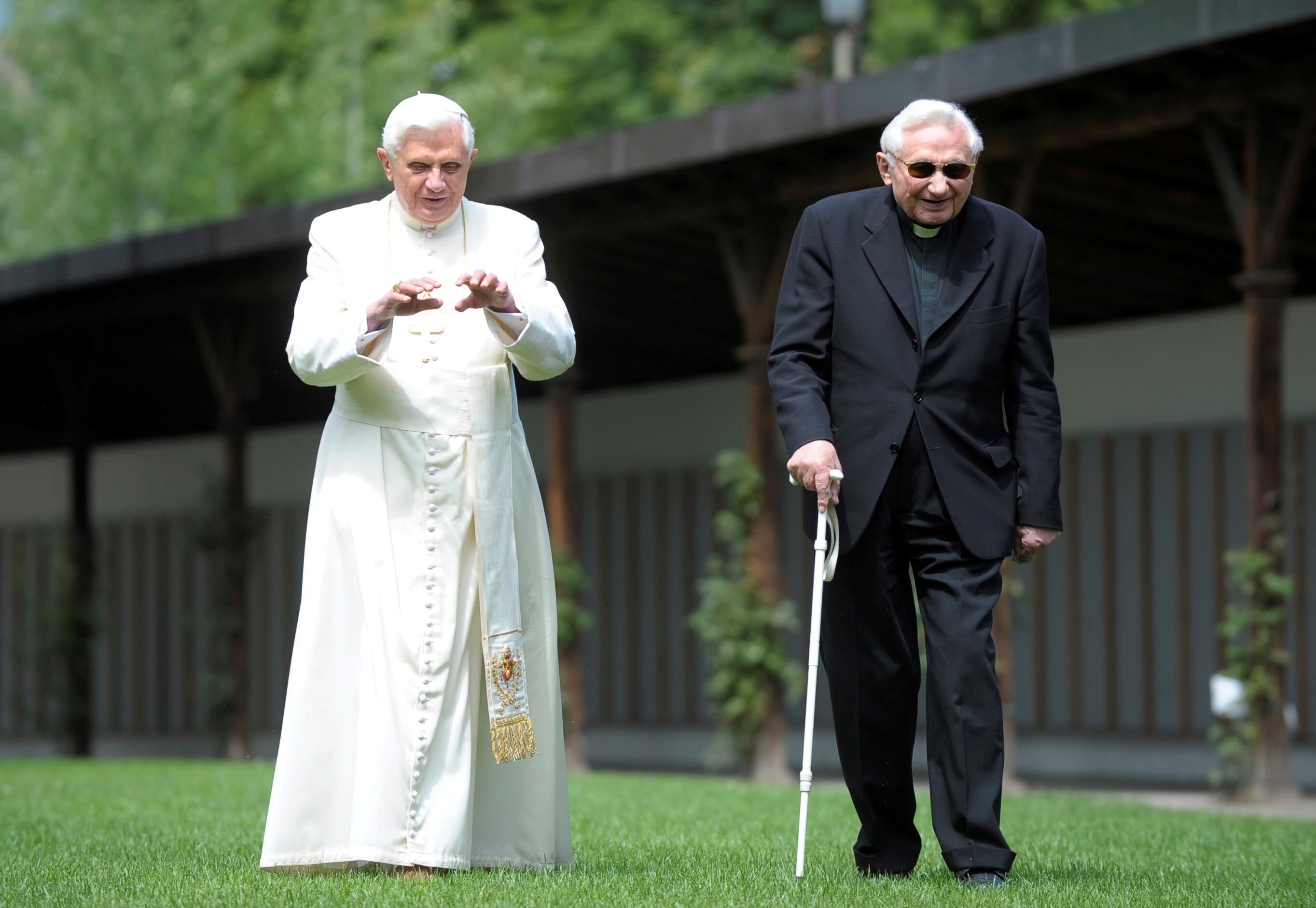 Benedicto XVI y Georg Ratzinger