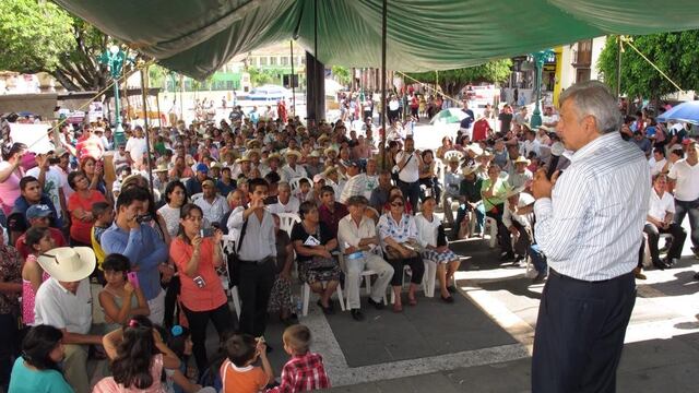 Andrés Manuel López Obrador en Tejupilco, Edomex
