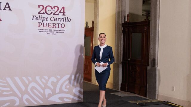 Conferencia de prensa de Claudia Sheinbaum en Palacio Nacional