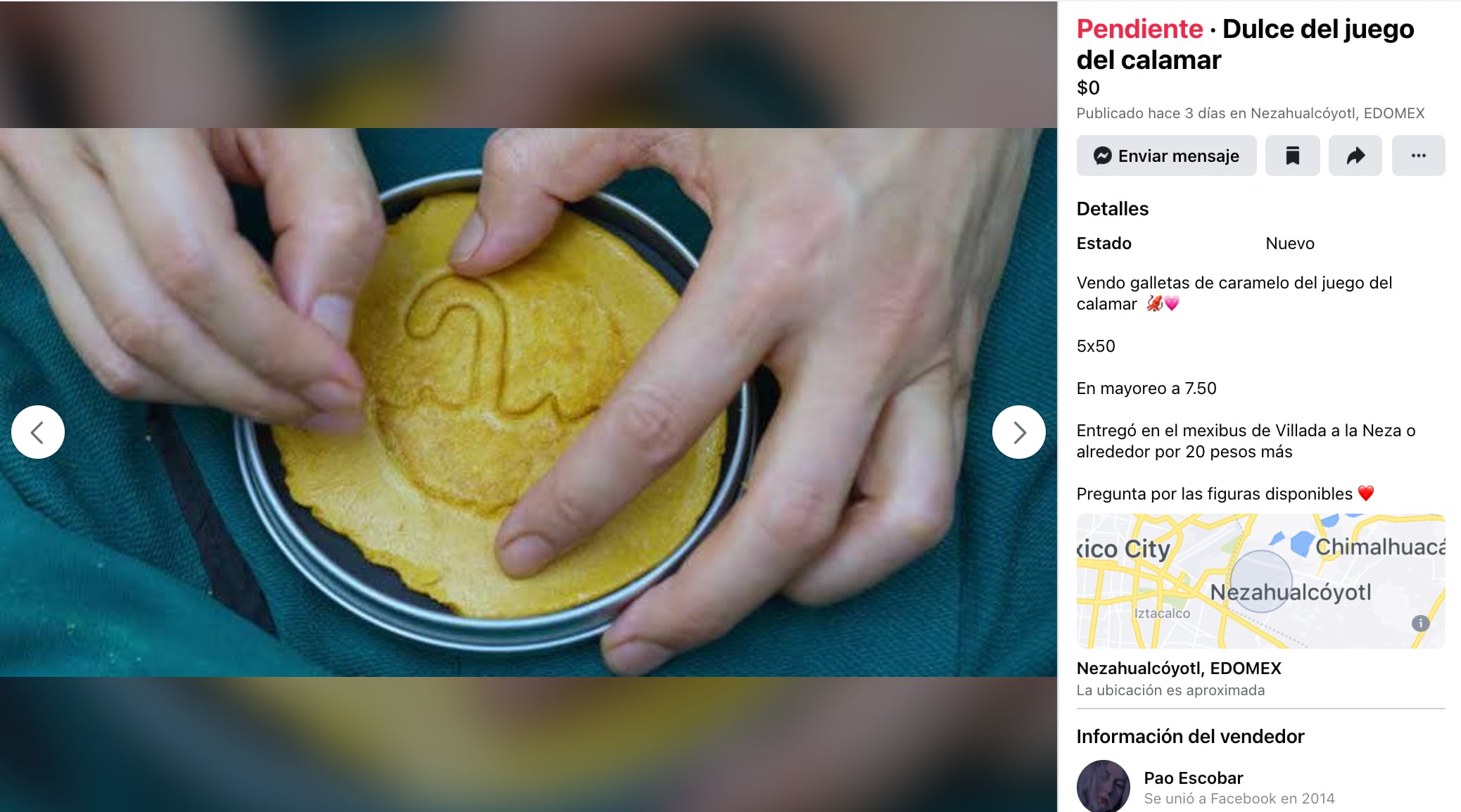 Galletas caseras de ‘El Juego del Calamar’