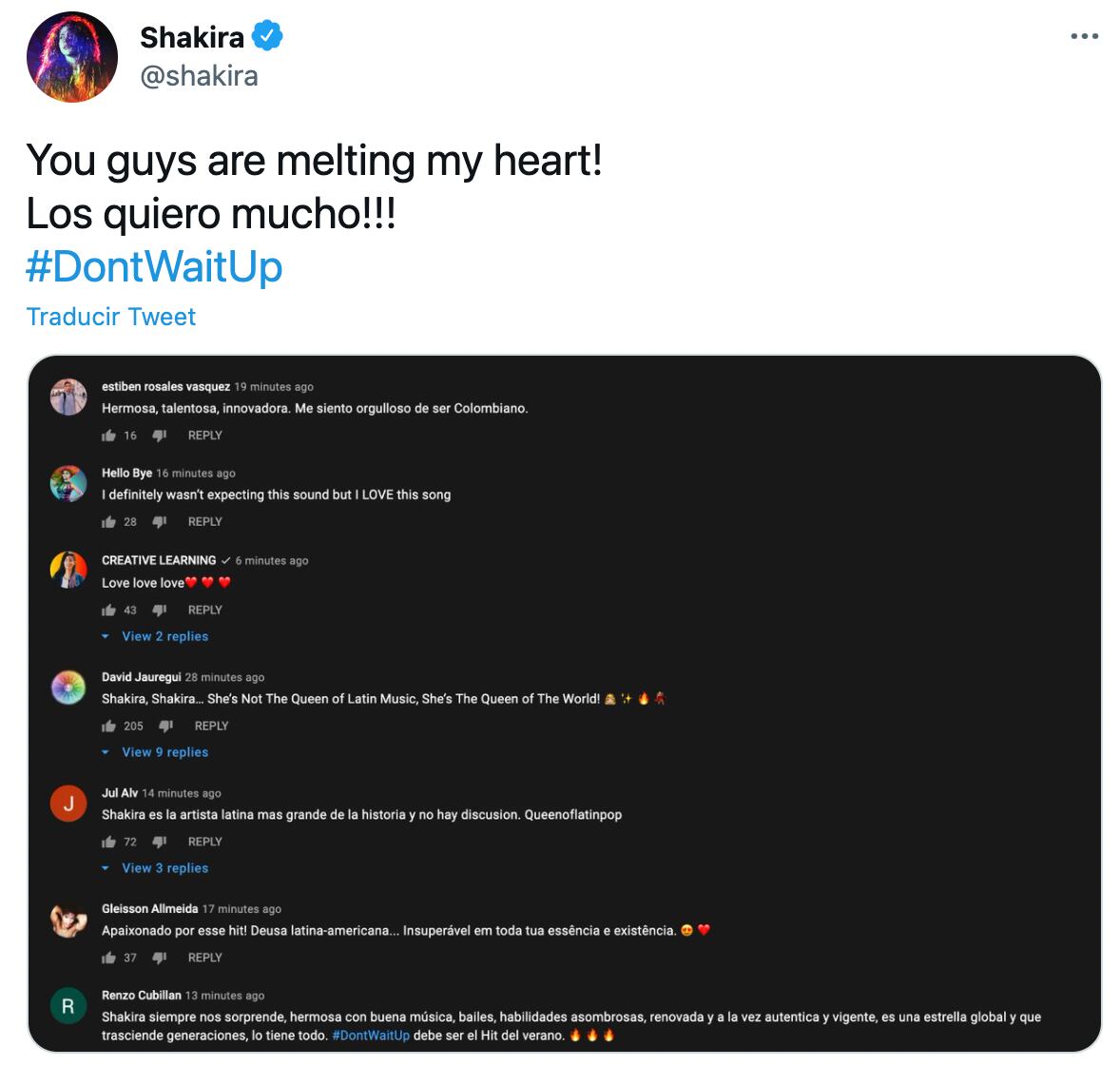 Nueva canción de Shakira