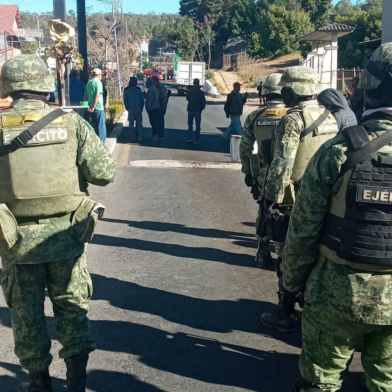 Balacera en Nuevo San Juan Parangaricutiro Michoacán