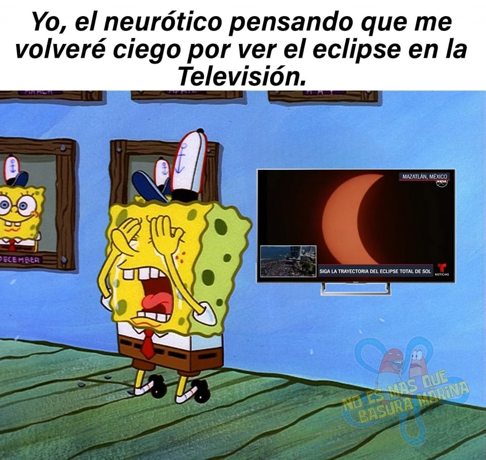 Memes del eclipse solar 2024 en México