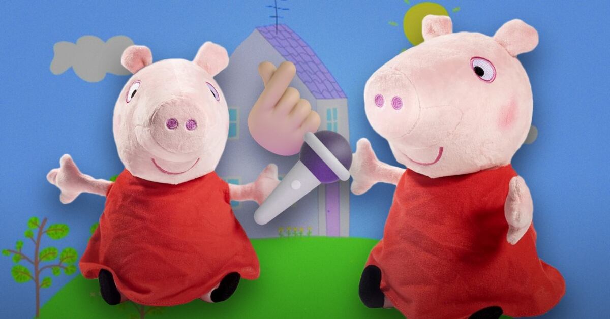 Muñeco peppa pig que habla sales