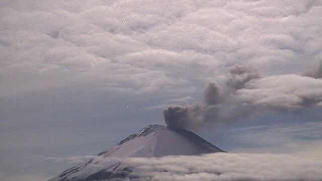Volcán Popocatépetl el 29 de noviembre