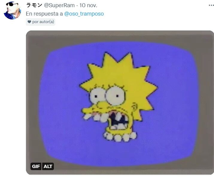 Meme por el pastel de Lisa Simpson
