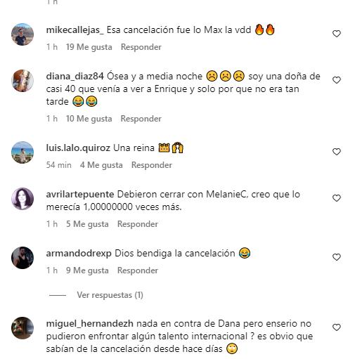 Reacciones a Danna Paola entrando en lugar de Enrique Iglesias para el Tecate Emblema