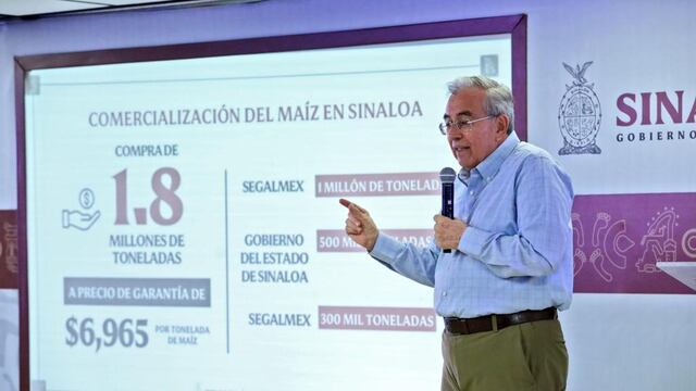 Rubén Rocha anuncia esquema de comercialización del maíz