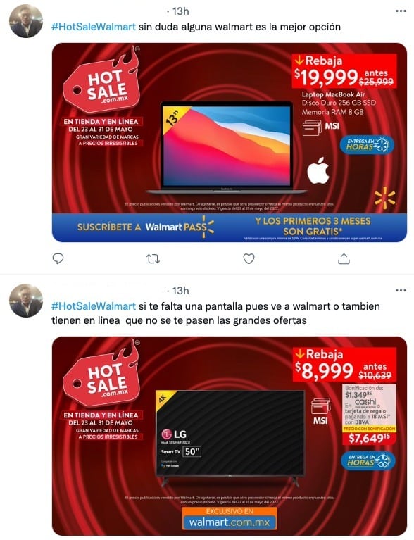 Walmart usaría bots para promocionarse en el Hot Sale 2022