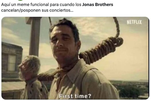Los memes de la cancelación de los conciertos de los Jonas Brothers en México