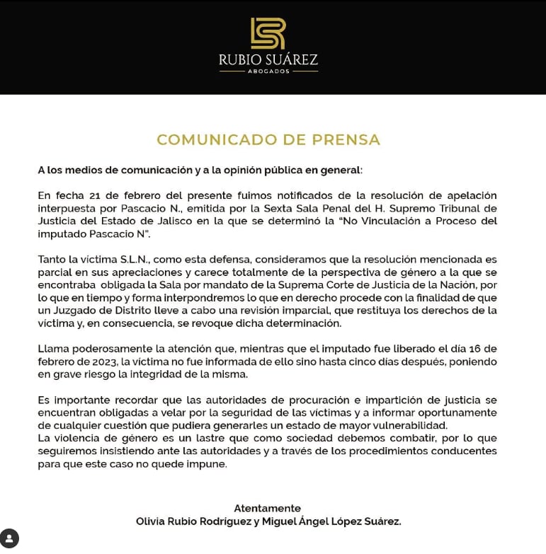 Autoridades revelan que Pascacio López fue liberado cinco días después