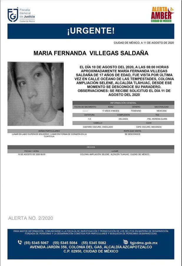 Ficha de búsqueda de María