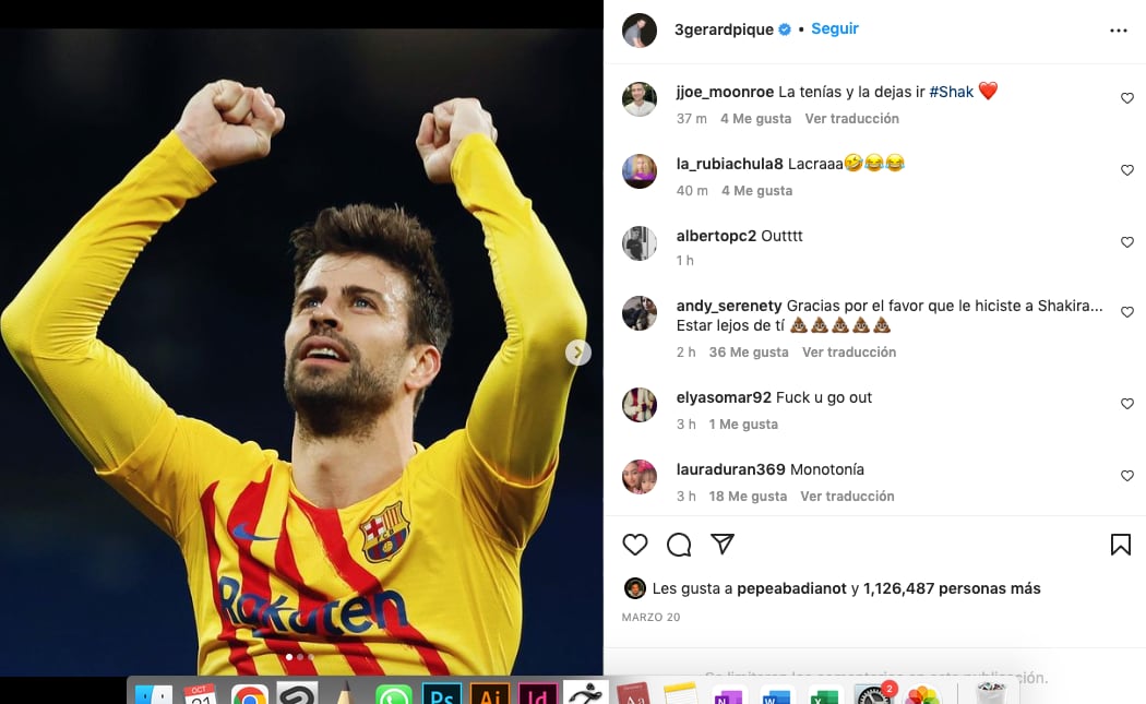 Fans de Shakira acosan a Gerard Piqué